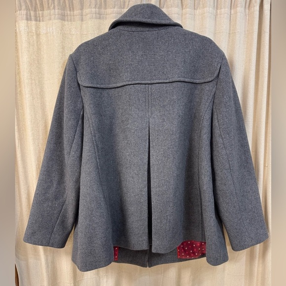 NWT, Wool Blend Collared OverCoat, Button Up, Two Front Pockets, Torrid, 18W - Picture 4 of 5